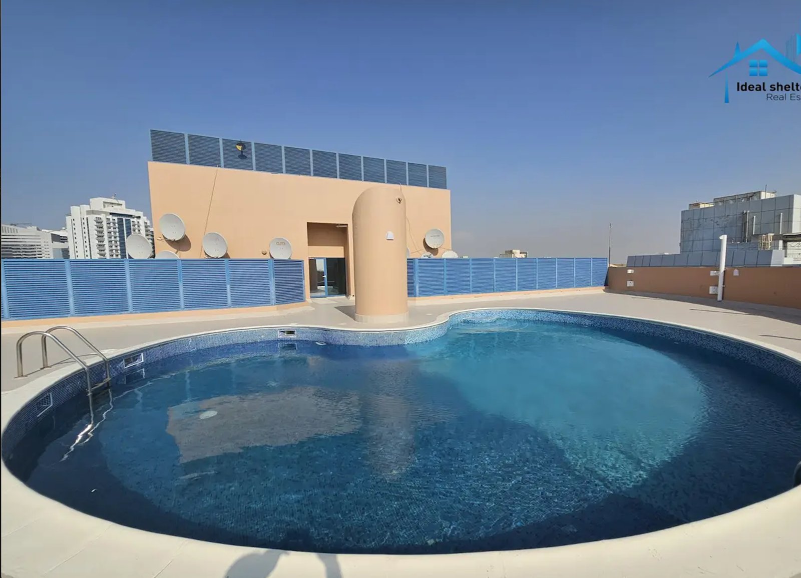 Rooftop pool at Barsha Heights